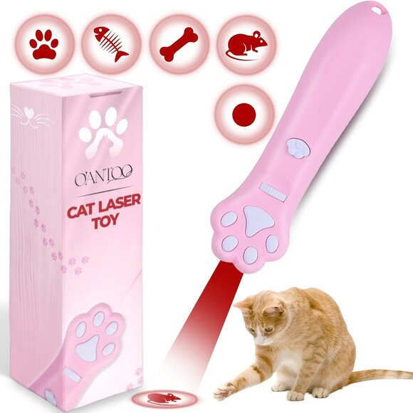 LED Wall Image Projector Toy for Cats & Dogs - Engage and Exercise Indoors - Picture 1 of 6